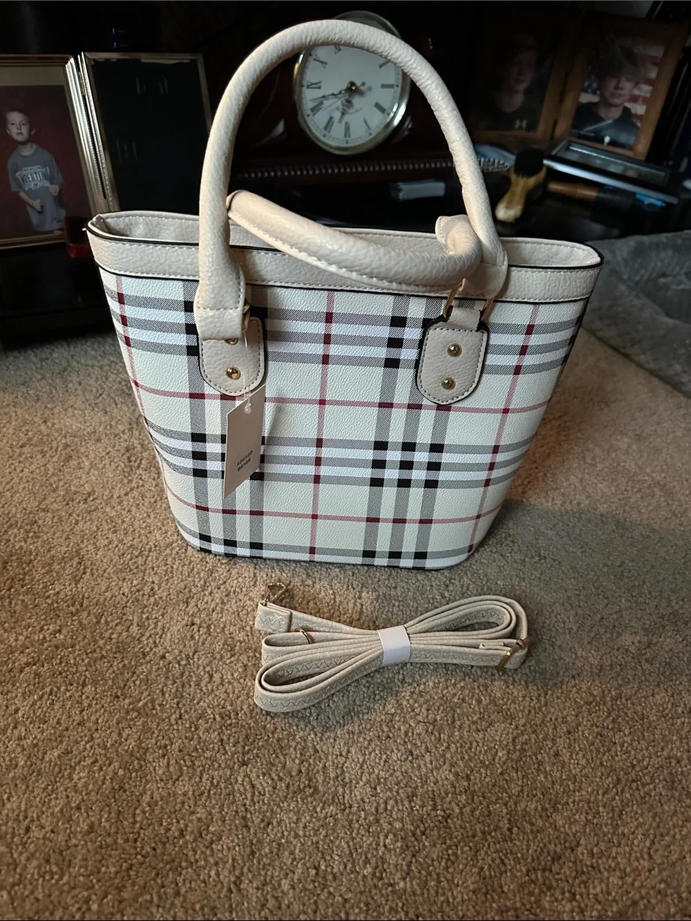 Small tote with strap